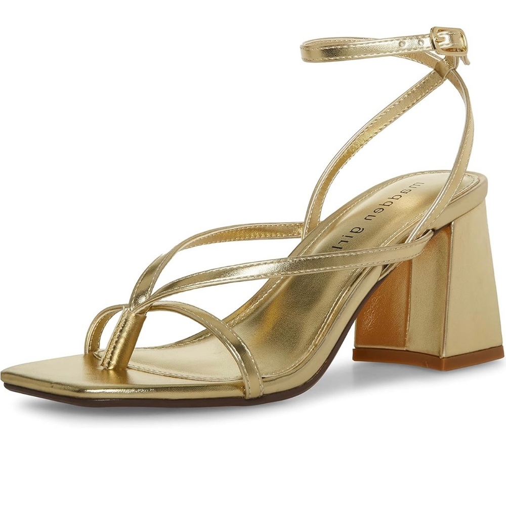 NEW Madden Girl Gold Heels